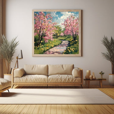 Spring Acrylic Painting